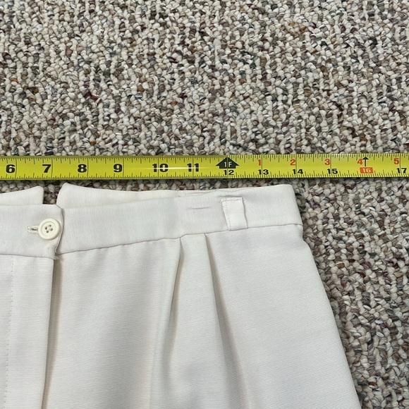 Handmade Vintage White Pleated Midi Skirt. Y2K - Picture 6 of 10